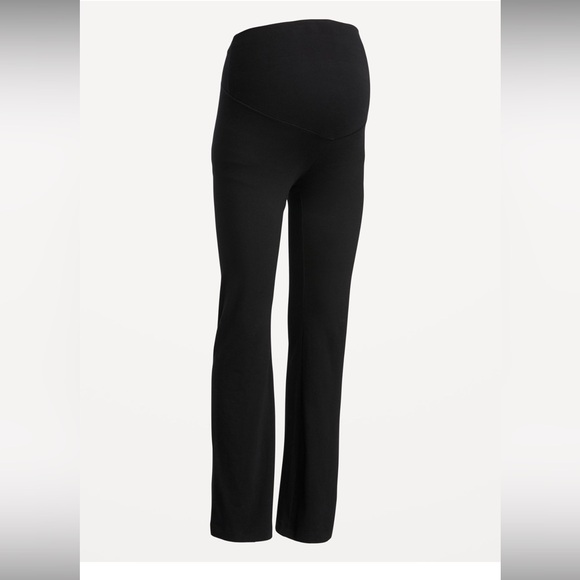 Maternity Full Panel Flare Leggings - Picture 1 of 2